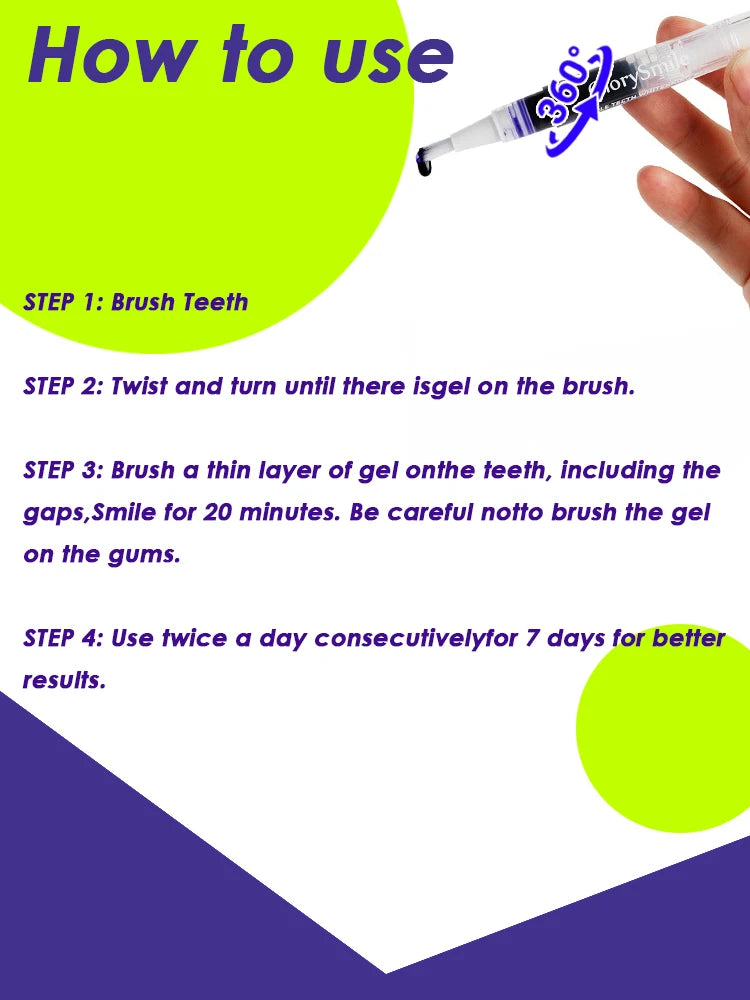 GlorySmile Instant Teeth Whitening Pen